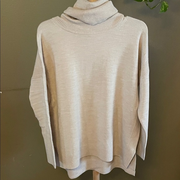 French Connection Cream Cowl Neck Sweater - Picture 3 of 7